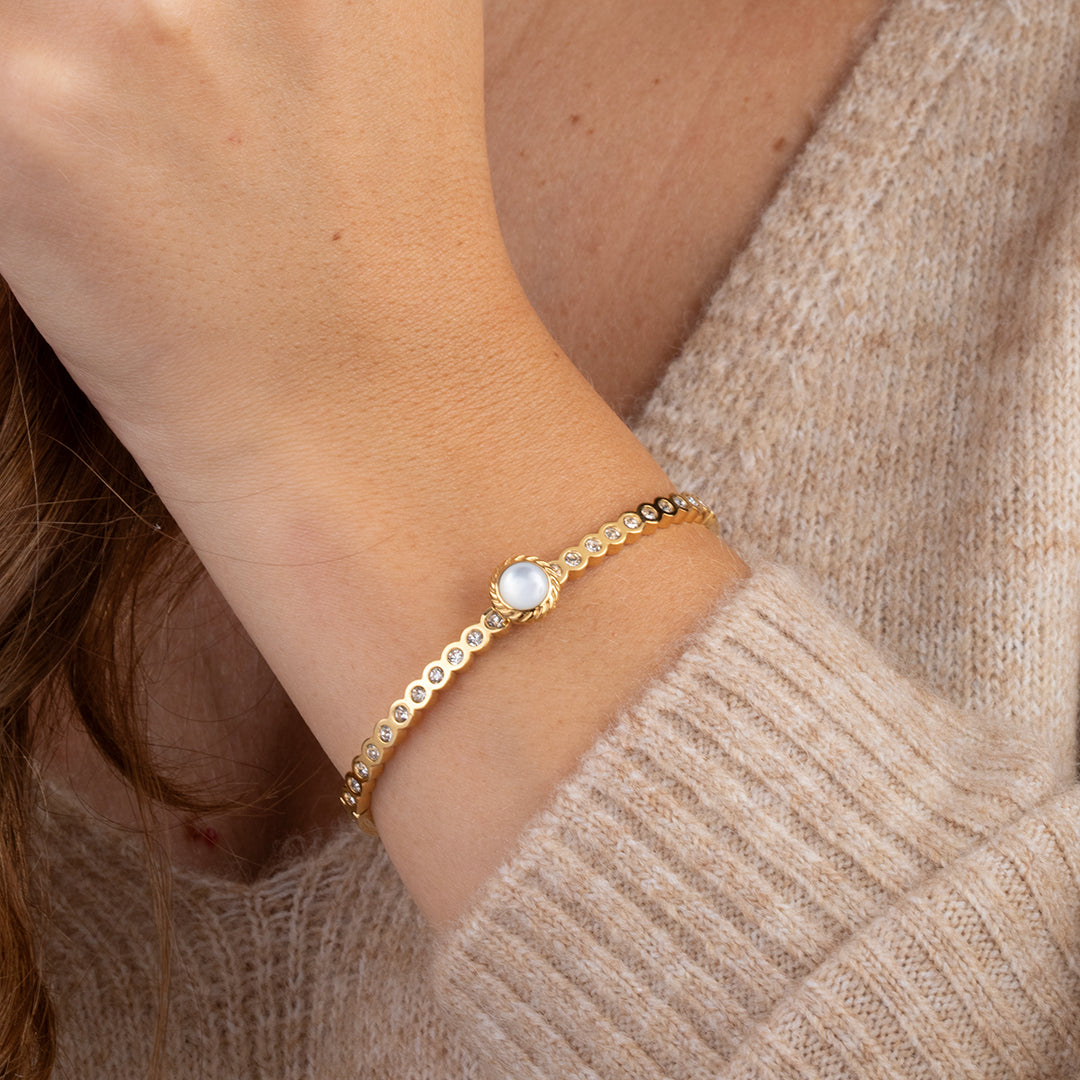 Melano Twisted Pearl Rope Steentje