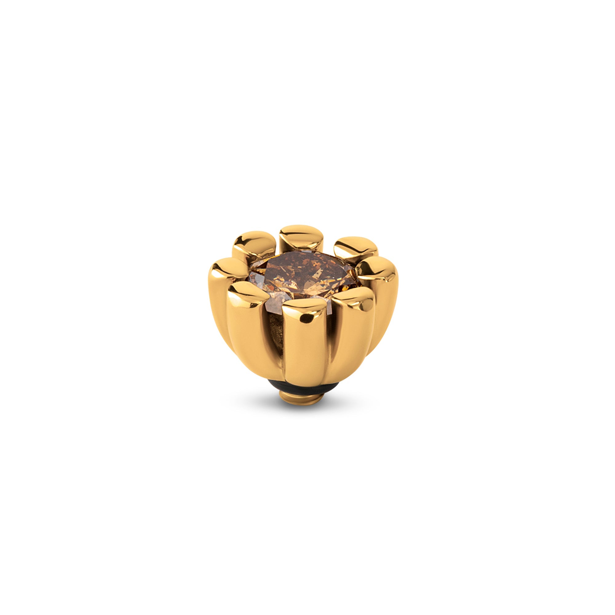 Melano Twisted Huggie Steentje