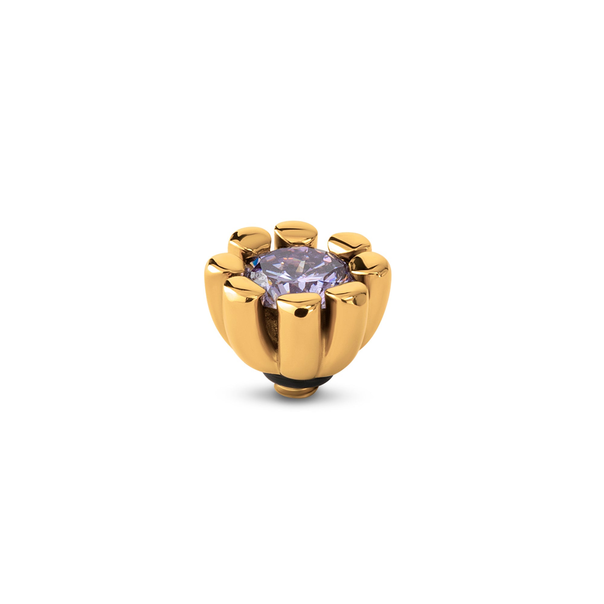 Melano Twisted Huggie Steentje