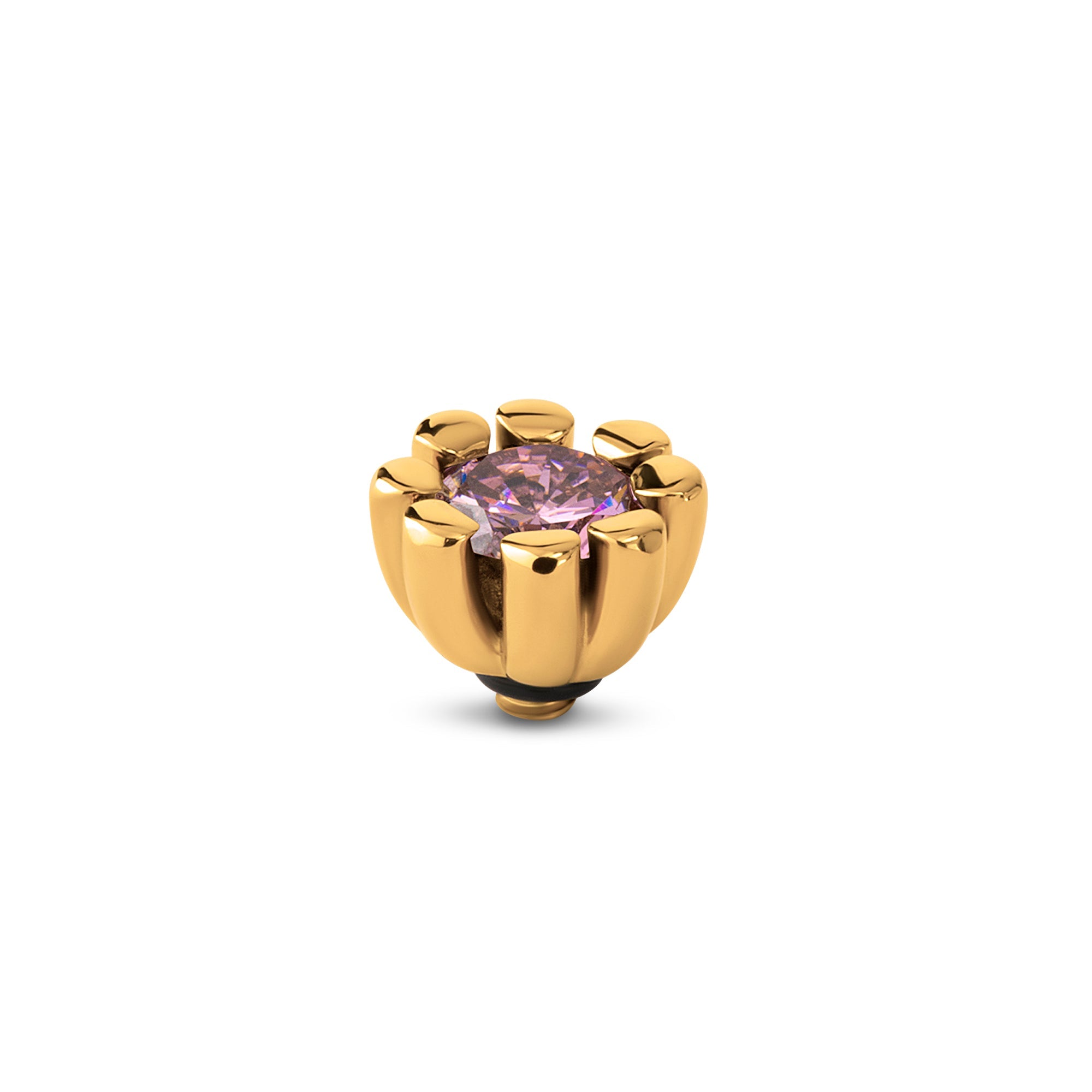 Melano Twisted Huggie Steentje
