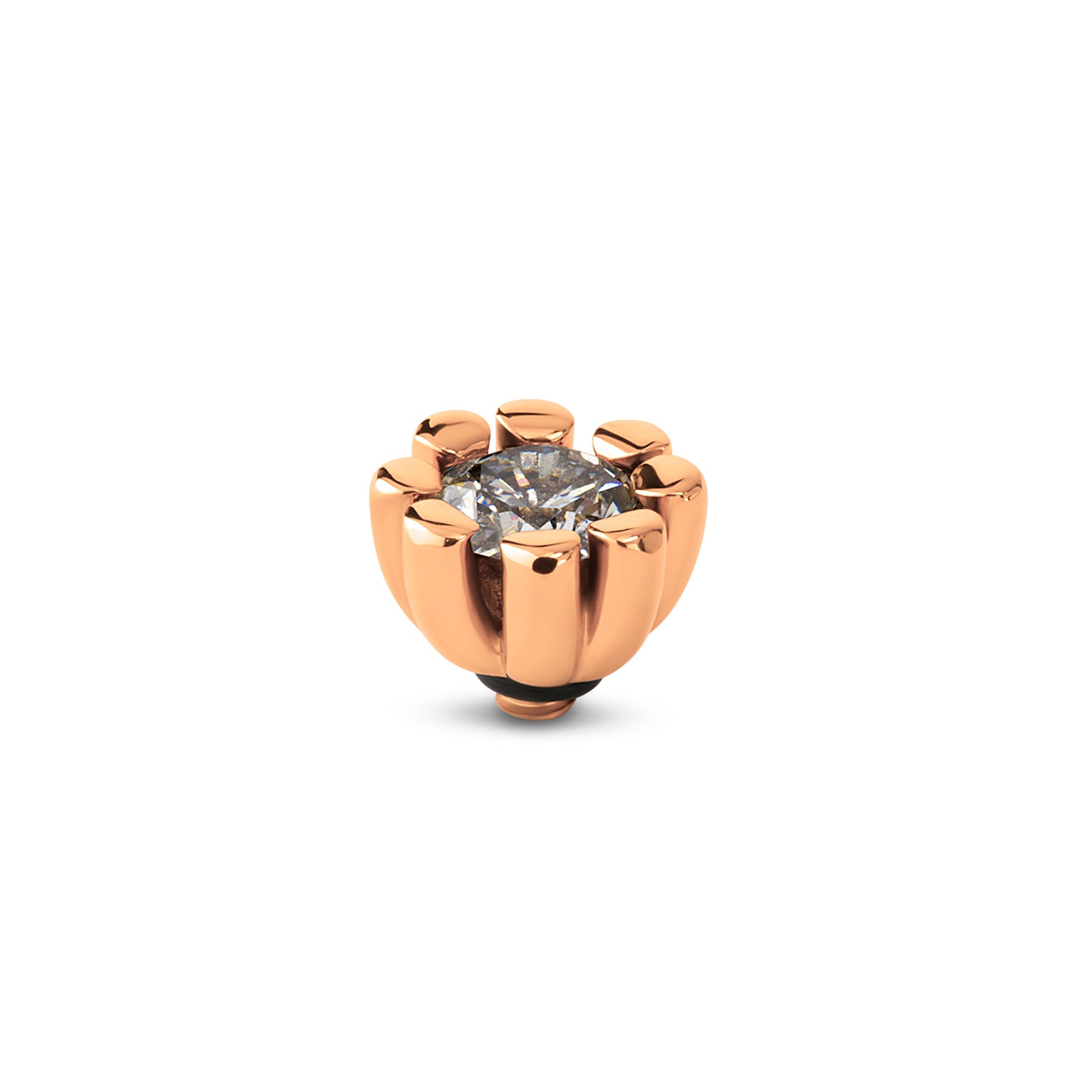 Melano Twisted Huggie Steentje
