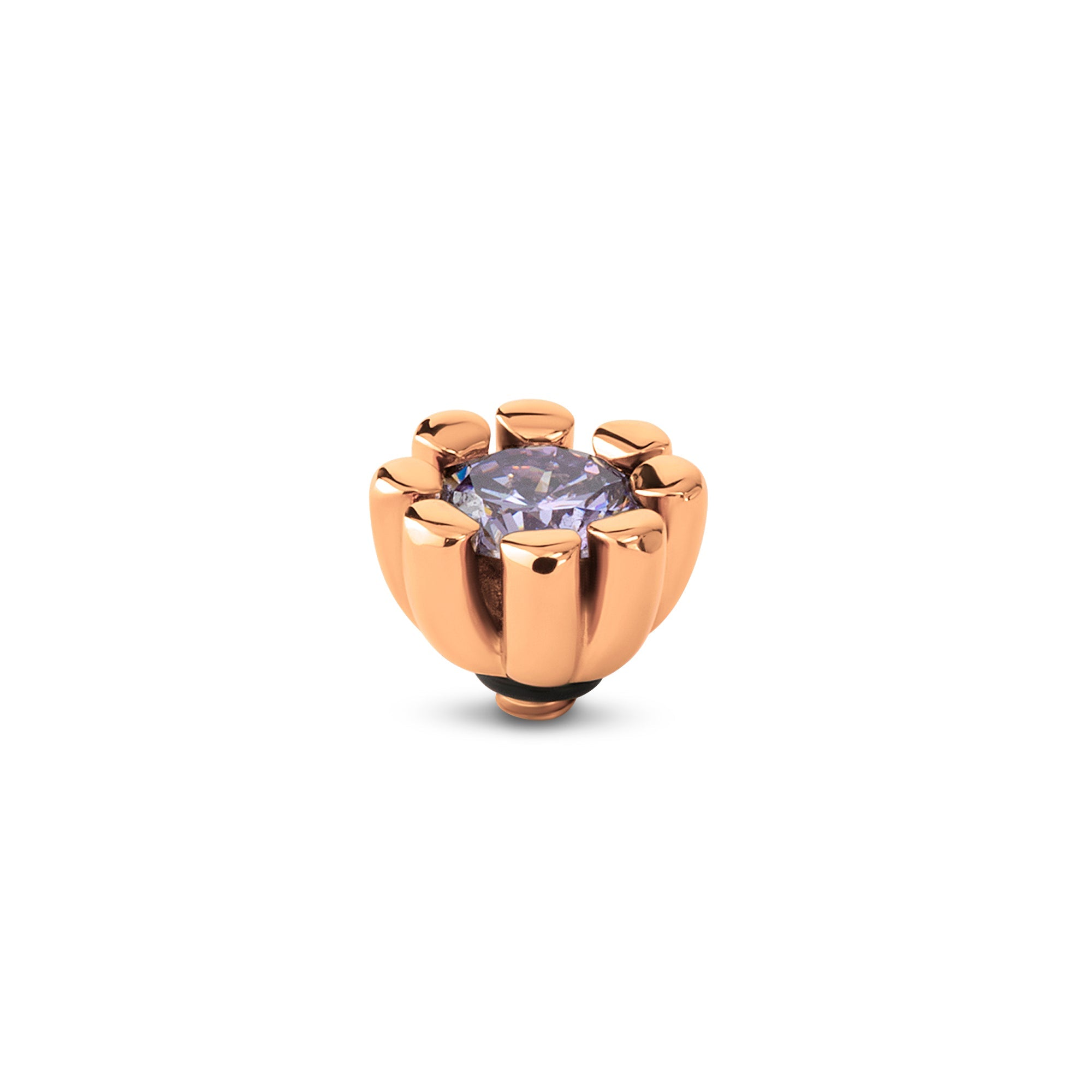 Melano Twisted Huggie Steentje