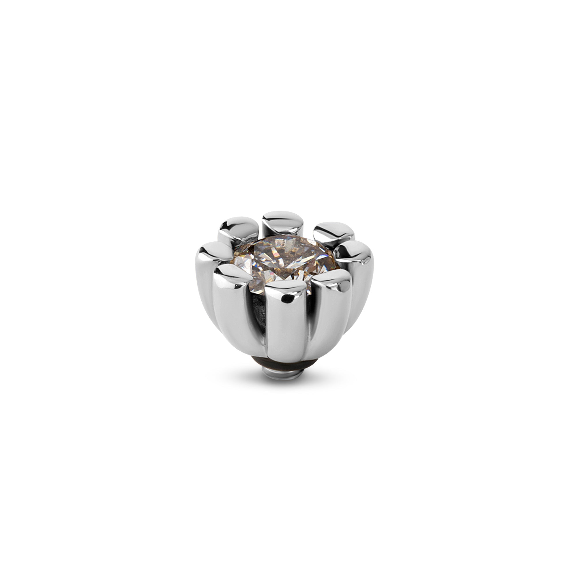 Melano Twisted Huggie Steentje
