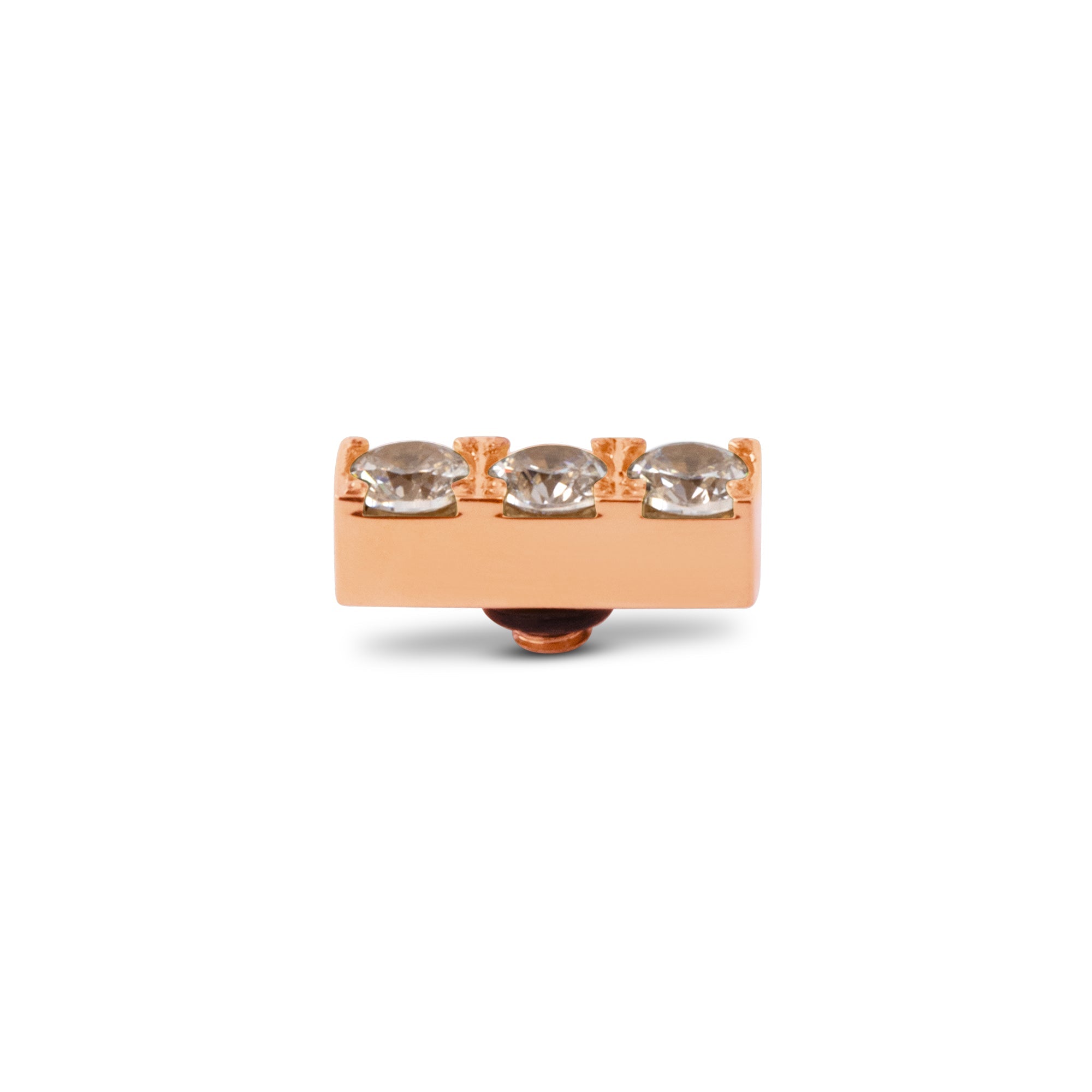 Melano Twisted Triple CZ Steentje