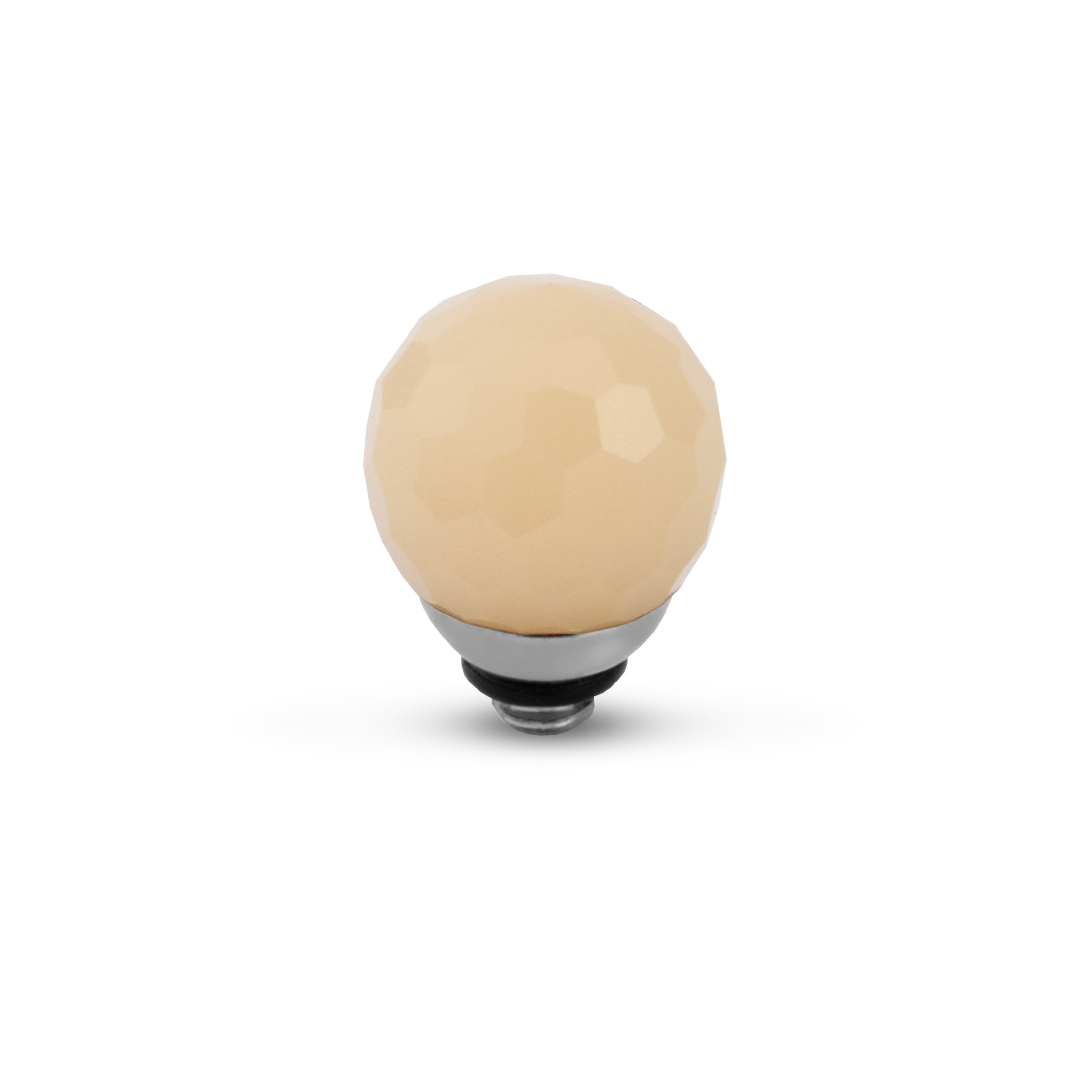 Melano Twisted CZ Facet Ball Steentje