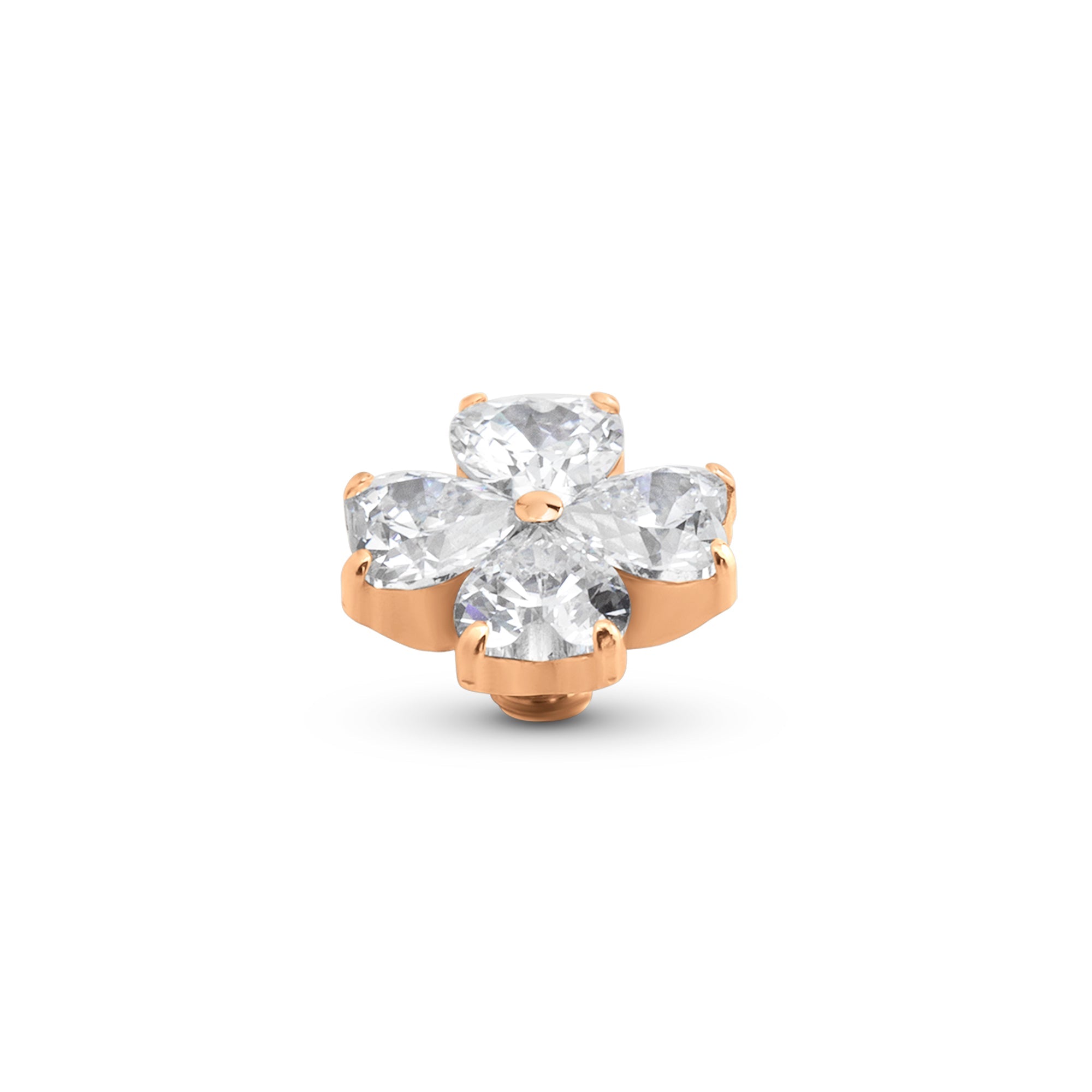Melano Twisted Heart Clover Steentje