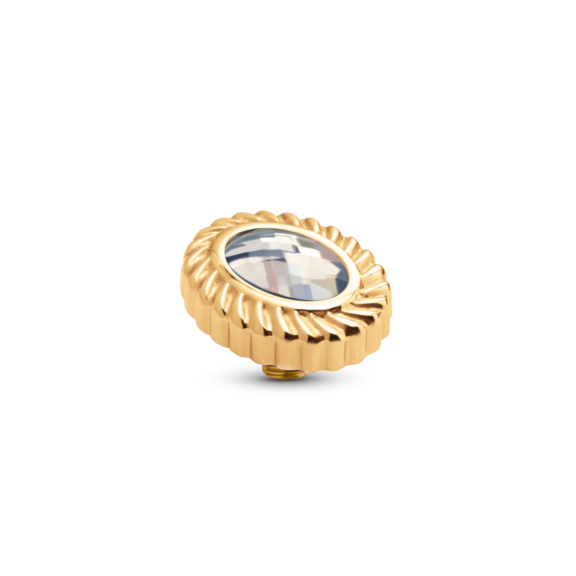 Melano Twisted Oval Rope Steentje