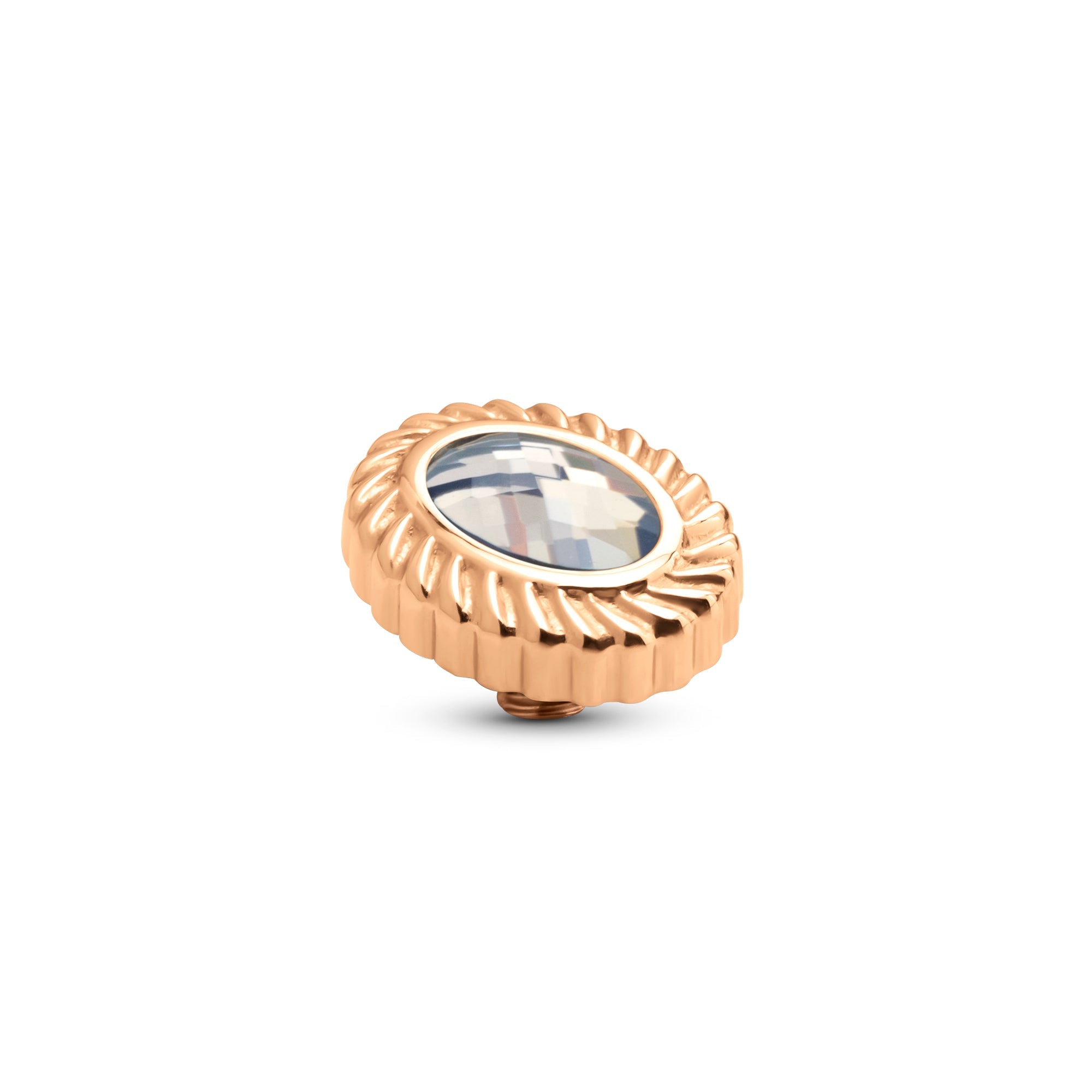 Melano Twisted Oval Rope Steentje