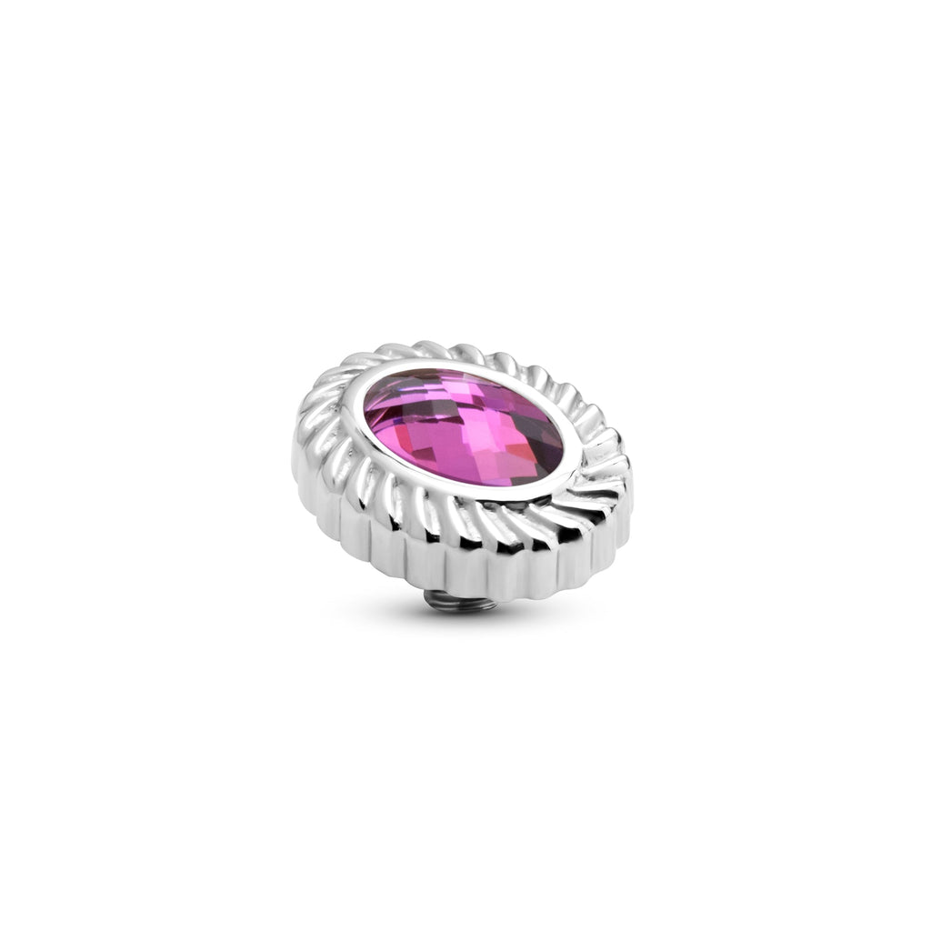 Melano Twisted Oval Rope Steentje