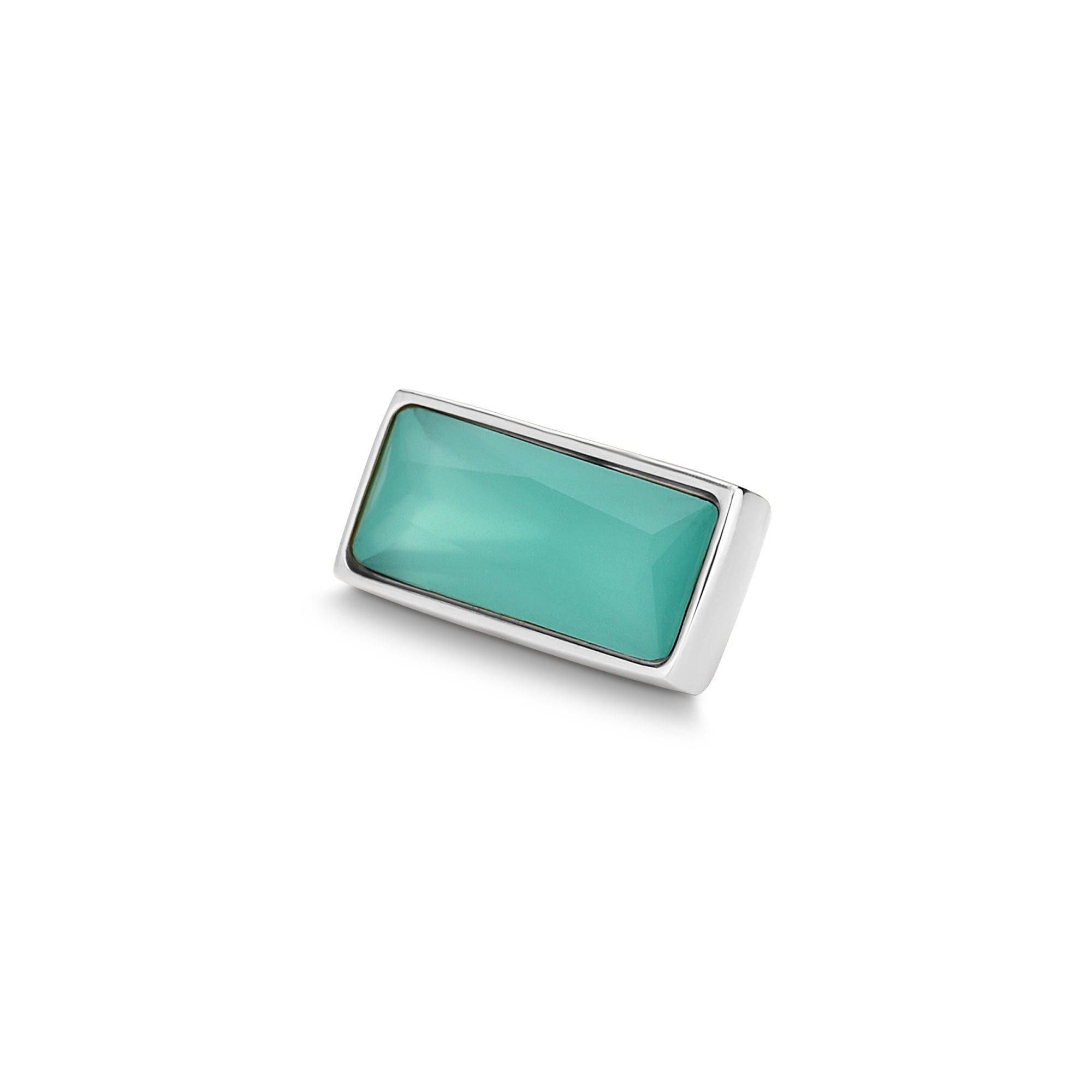 Melano Twisted Rectangle Steentje